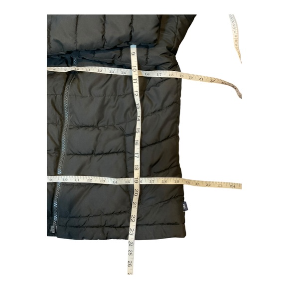 GAP Puffer Down Winter Jacket Full Zip Coat Black - Women's Size Small - Picture 14 of 16